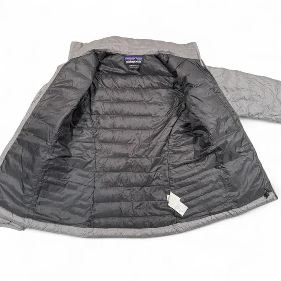 Patagonia Down Sweater Puffer‎ Jacket Womens XS Gray Lightweight Warm